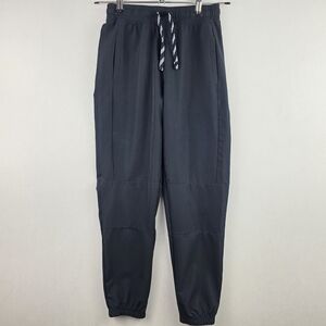 Avalanche Kids Black Jogger Pants S 7/8 Stretch Athletic Outdoor Zip Pocket Hike